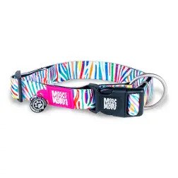 Coleira Com Id Tag "magic Zebra" Max & Molly - S/ 28-45cm/15mm - 1040080894
