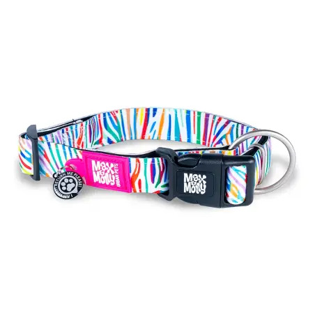 Coleira Com Id Tag "magic Zebra" Max & Molly - S/ 28-45cm/15mm - 1040080894