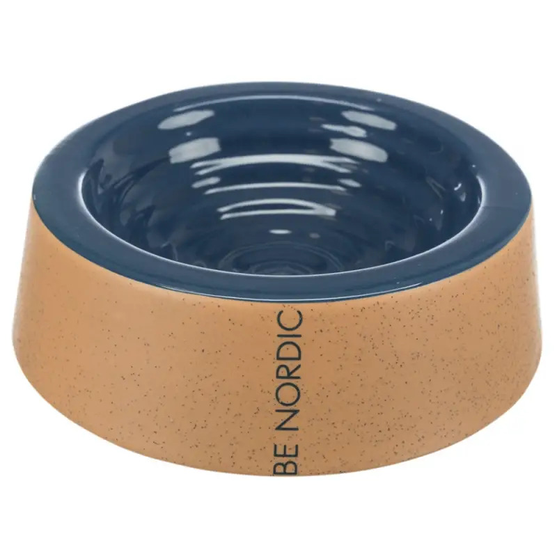 Gamela em Cerâmica "Be Nordic" 0,8lt/25cm Azul Trixie