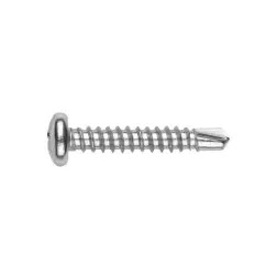 Parafuso Broca Cabeça Queijo Zincado 7504-N 100un Valpec - 3,5x13 - 1210100082