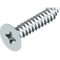 Parafuso Chapa Cabeça Chata PH Zincada DIN7982 100un Valpec - 3,5x16 - 1210110079