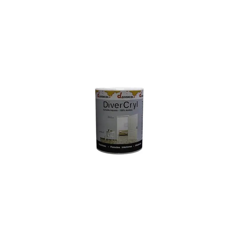 Esmalte Aquoso 100% Acrílico Divercryl Acetinado Divercol