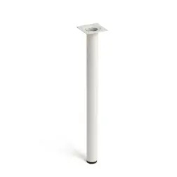 Pé Redondo em Aço Branco Rei - 10cm - 1160440101