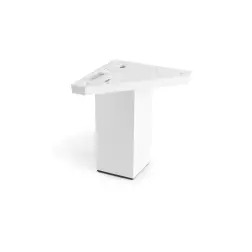 Pé Quadrado ABS Branco 40x40mm Rei - 6cm #2 - 1160440130