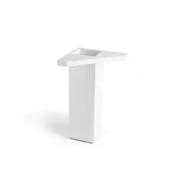 Pé Quadrado ABS Branco 40x40mm Rei - 6cm #6 - 1160440130