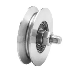 Roda em V com 1 Rolamento Torneling - 80mm-20x32 - 1210380030