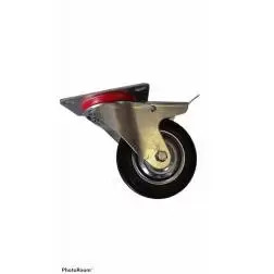 Roda em Borracha/Metal com Suporte Giratório com Travão Torneling - 150mm - 1580080070