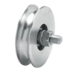 Roda em U com 1 Rolamento Torneling - 60x17x12mm - 1210380035
