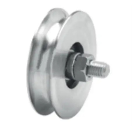 Roda em U com 1 Rolamento Torneling - 60x17x12mm - 1210380035