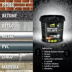 Selante Borracha UHU - 2.5Lt #1 - 1450160004