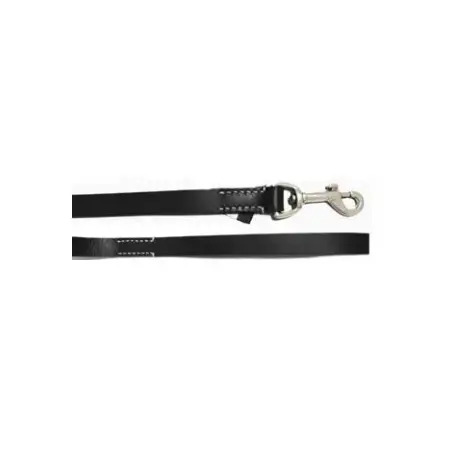 Trela em Couro Clássica Preta para Cão Valpec - 100cmx15mm - 1040220257