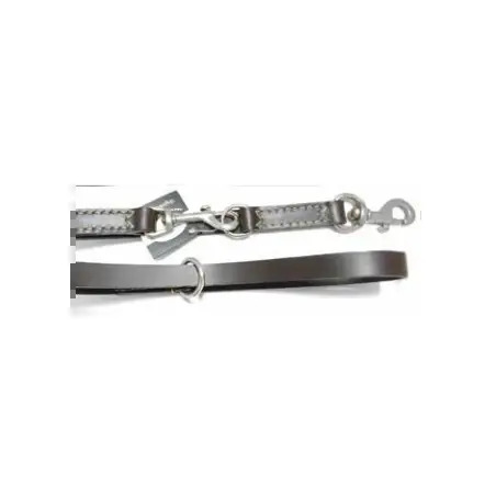 Trela em Couro Clássica Castanha para Cão Valpec - 100cmx15mm - 1040220261