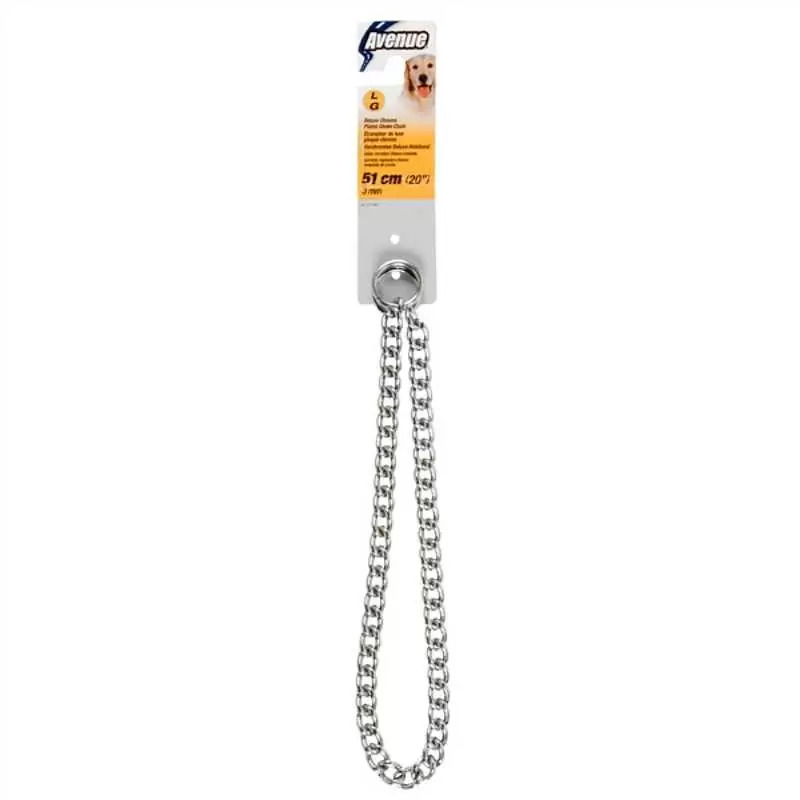 Coleira Estranguladora Malha 51cmx3mm Avenue para Cão Dogit