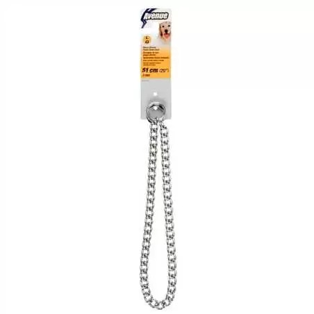 Coleira Estranguladora Malha 51cmx3mm Avenue para Cão Dogit - Grossa - 1040080030