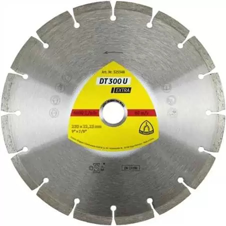 Disco de Corte Diamante DT 300U Klingspor - 180x2x22 - 1230170091