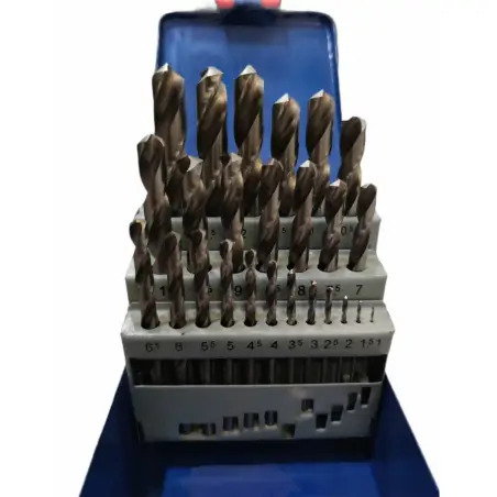 Jogo de Brocas HSS MF Din 338 1-10mm Master-Prof - 19Peças - 1230050242