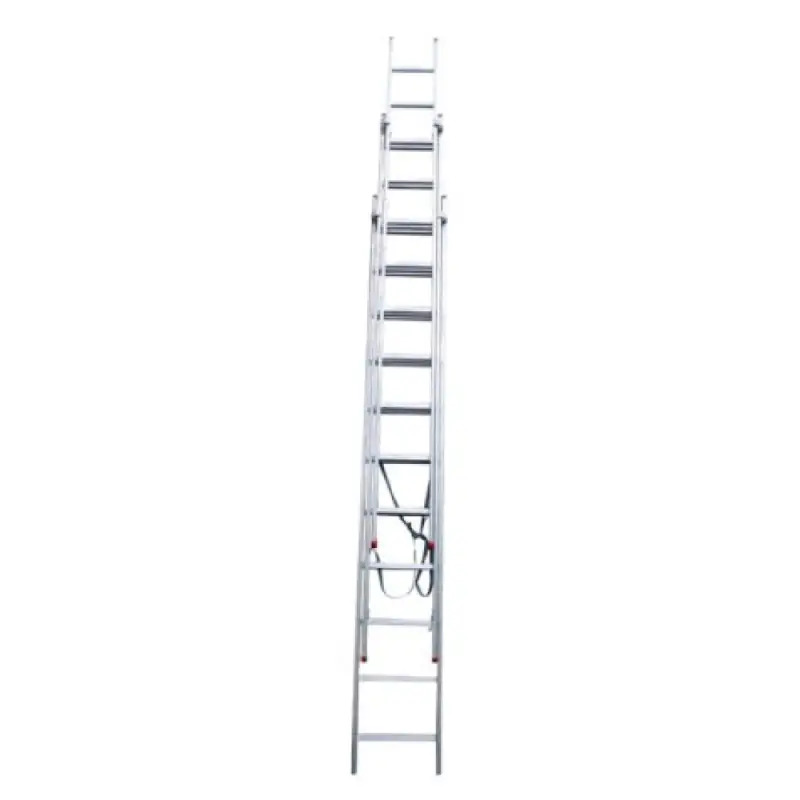 Escada Aluminio Tripla Degrau Quadrado Flux
