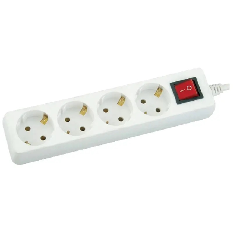 Extensão Quadrupla Com Interruptor 3x1,50mm