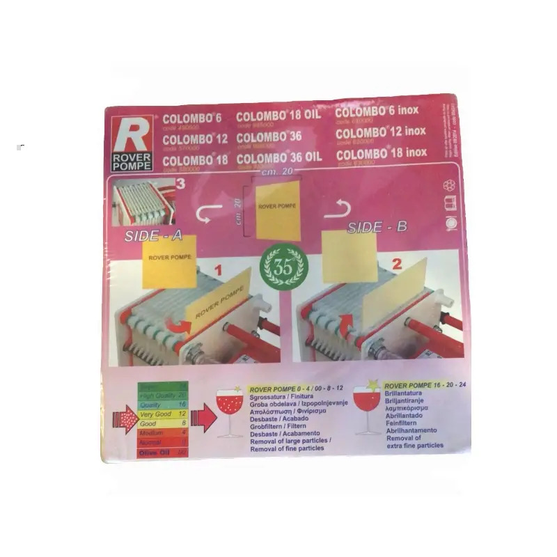 Filtro de Cartão 20x20mm Colombo para Bomba Rover