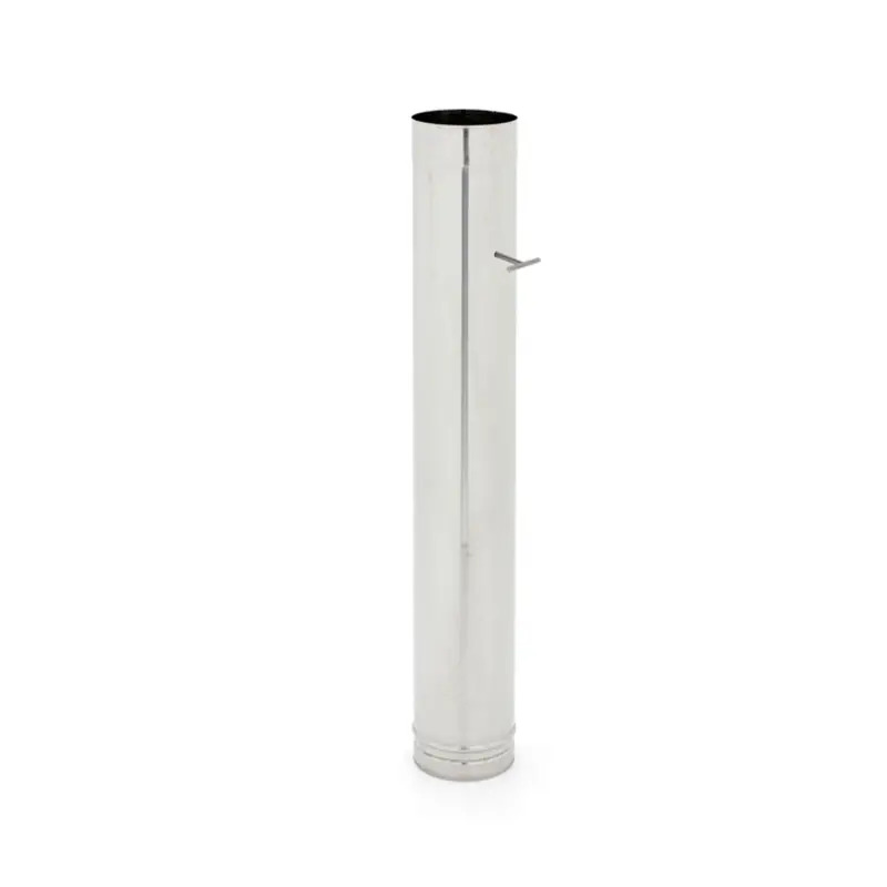 Tubo em Inox com Registo para Salamandra 1mt Valpec