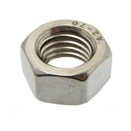 Porca Sextavada Inox A2 DIN934 100un Valpec - M6 - 1210330071