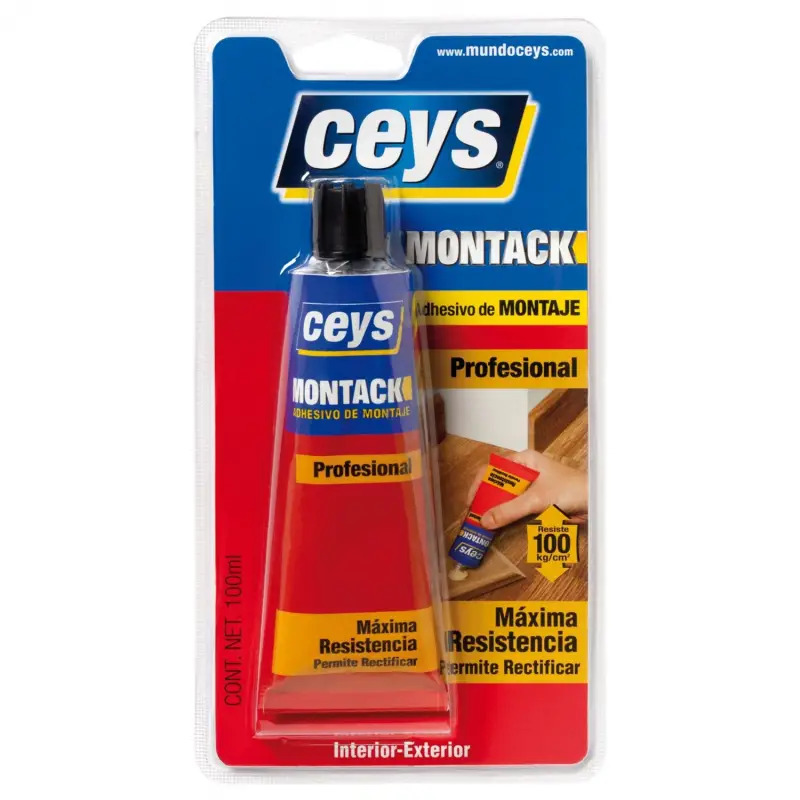 Cola de Montagem Montack para Interior e Exterior Ceys