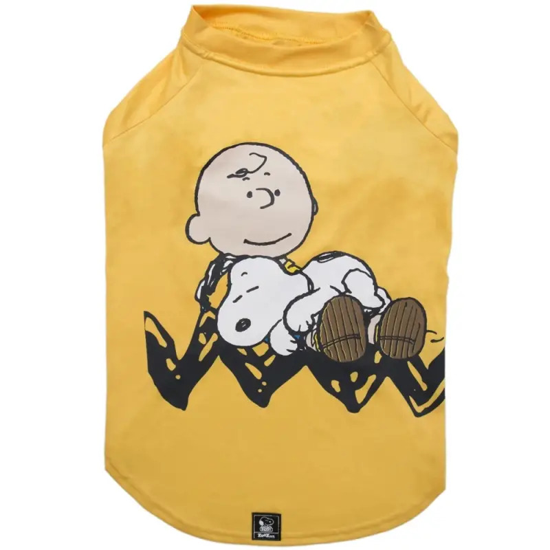 T-shirt Snoopy Sleeping Amarela -