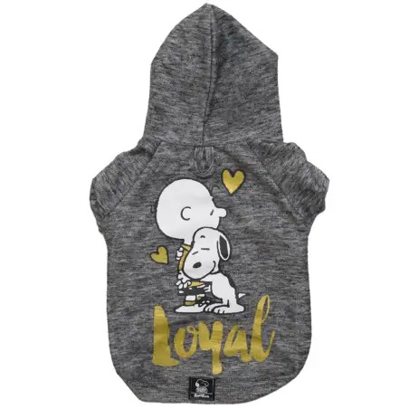 Sweatshirt Snoopy Grafite/Loyal Snoopy - XS - Pescoço: 24cm/Peito: 33cm/Dorso: 20cm - 1040240502