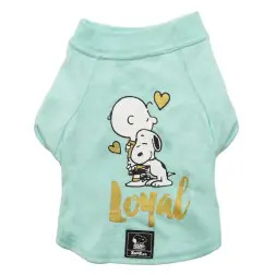 T-shirt Snoopy Loyal Light Green – - XS - 1040240508