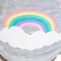 Camisola com Capuz "Rainbow Falls" para Cães - 18cm - 1040240336
