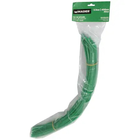 Fio de Nylon Quadrado 5un para Roçadoras Mader - 3,3mm - 1280070013