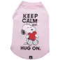 T-shirt Keep Calm Rosa Snoopy