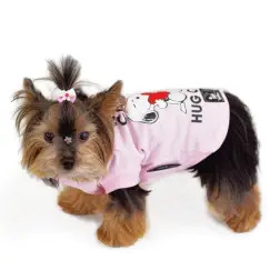 T-shirt Keep Calm Rosa Snoopy - XS - Pescoço: 30cm/ Peito: 36cm/ Dorso: 26cm #1 - 1040240228