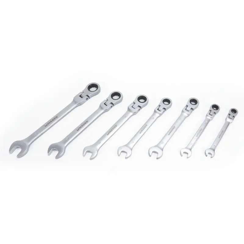 Chave Bocaluneta Articulada Com Roquete 7un MADER HAND TOOLS