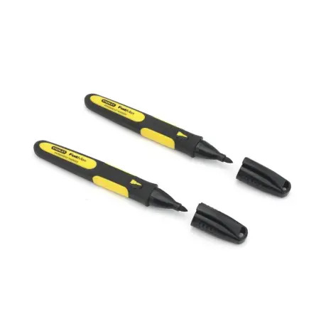 2 Marcadores Ponta Fina Fatmax Preto 0-47-312 Stanley - 1320440006