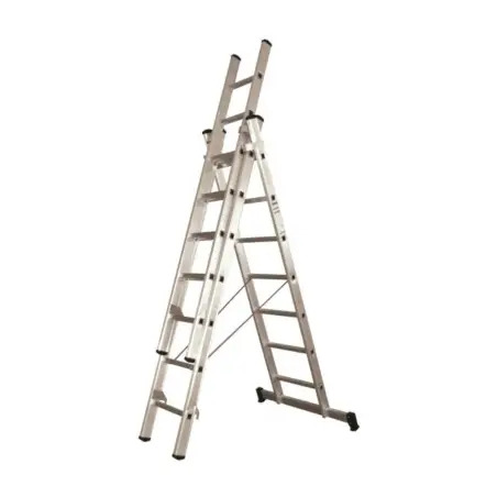 Escada Aluminio Tripla Degrau Quadrado 3,00mt Flux - 1320060034