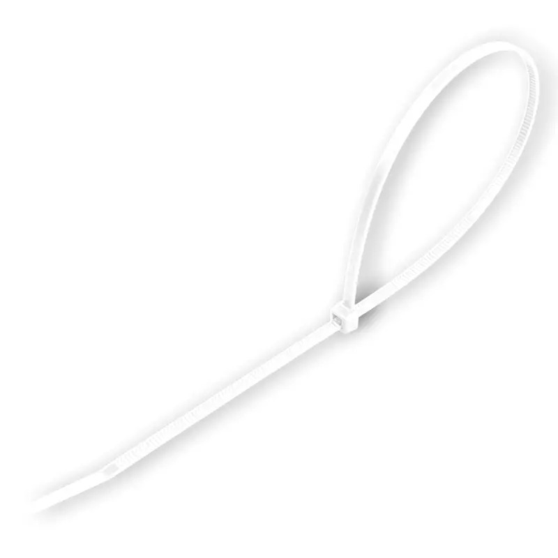 Abraçadeira Branca Plástica 4.8x300mm 100un Saurium