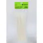 Abraçadeira Branca Plástica 4.8x300mm 100un Saurium