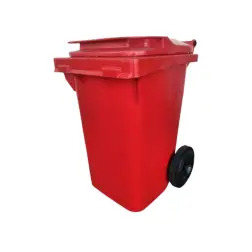 Contentor Polietileno 60Lt Vermelho Sopinal - 1470050073