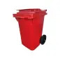 Contentor Polietileno 60Lt Vermelho Sopinal