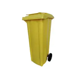 Contentor Polietileno 140Lt Amarelo Sopinal - 1470050055