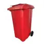Contentor Polietileno 240Lt Vermelho Sopinal