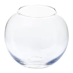 Aquário Globo em Vidro sem Gola 7lt OrniEx - 0502506233