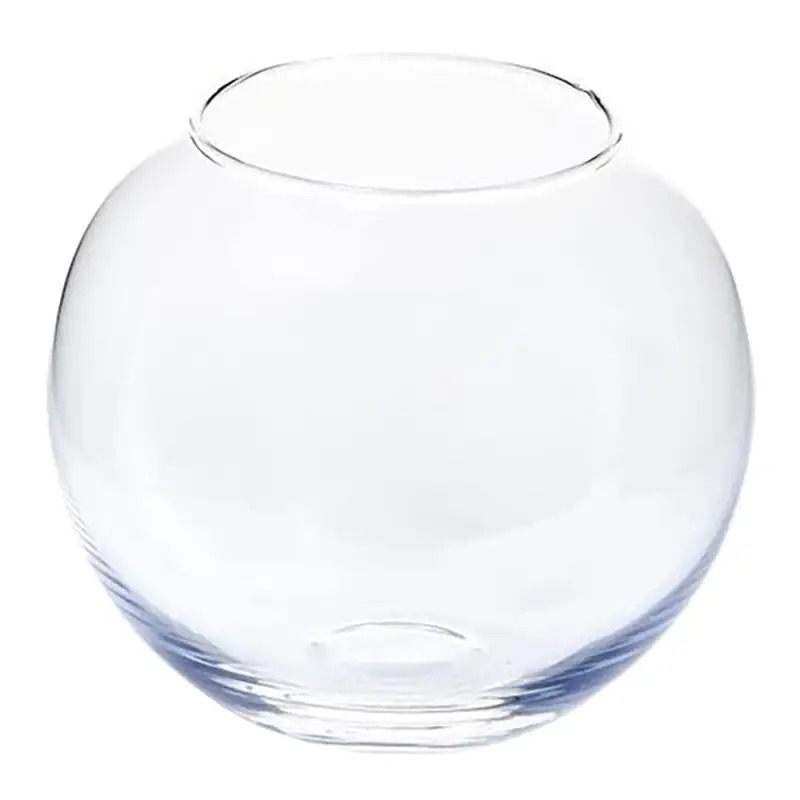 Aquário Globo em Vidro sem Gola 7lt OrniEx
