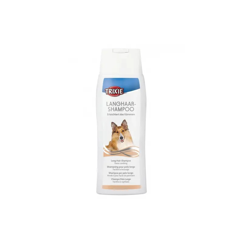 Shampoo para Cão de Pêlo Longo vison 250ml Trixie