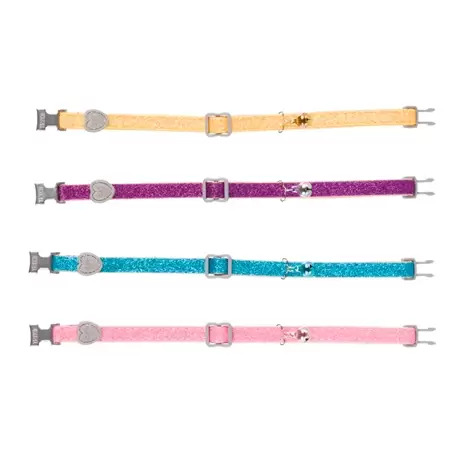 Coleira "glitter" Em Nylon/plastico P/ Gatos Trixie - 0511225076