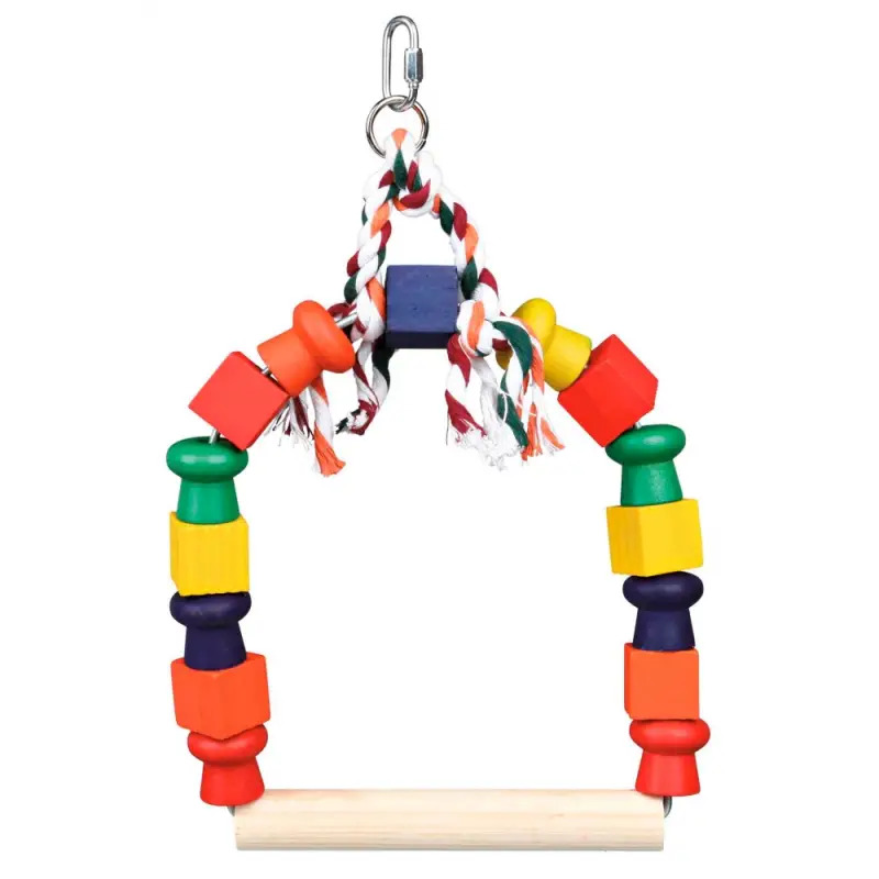 Baloiço em Arco com Blocos e Bolas para Aves Trixie