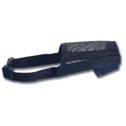 Açaime Ajustável com Rede em Nylon Preto para Cão Trixie - S - 1040010020