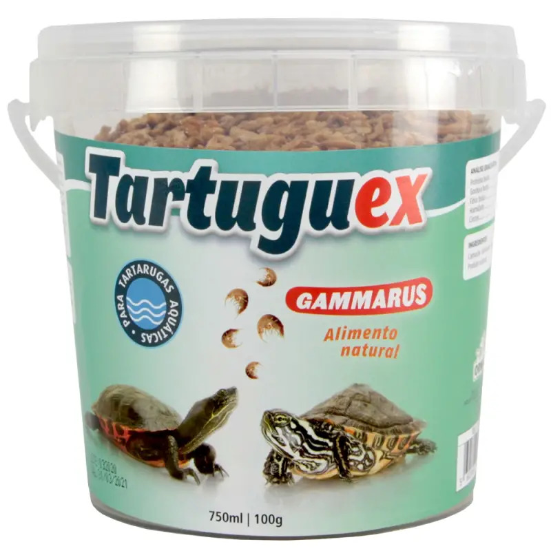 Alimento para Tartarugas Tartuguex Gamarus 750ml OrniEx Alimento para Tartarugas Tartuguex Gamarus 750ml OrniEx