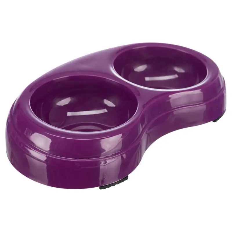 Gamela Dupla em Plástico para Cão 2x0,2lt / Ø10cm Trixie
